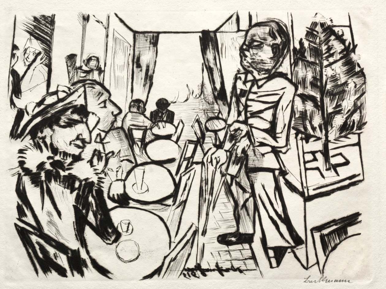 1919年のクリスマス 作： マックス・ベックマン