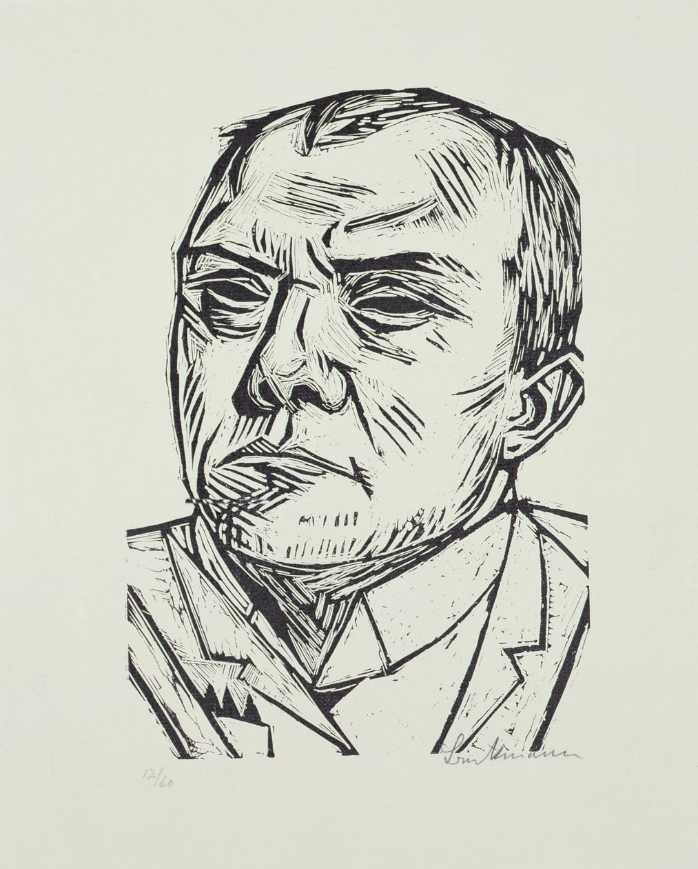 自画像 作： マックス・ベックマン