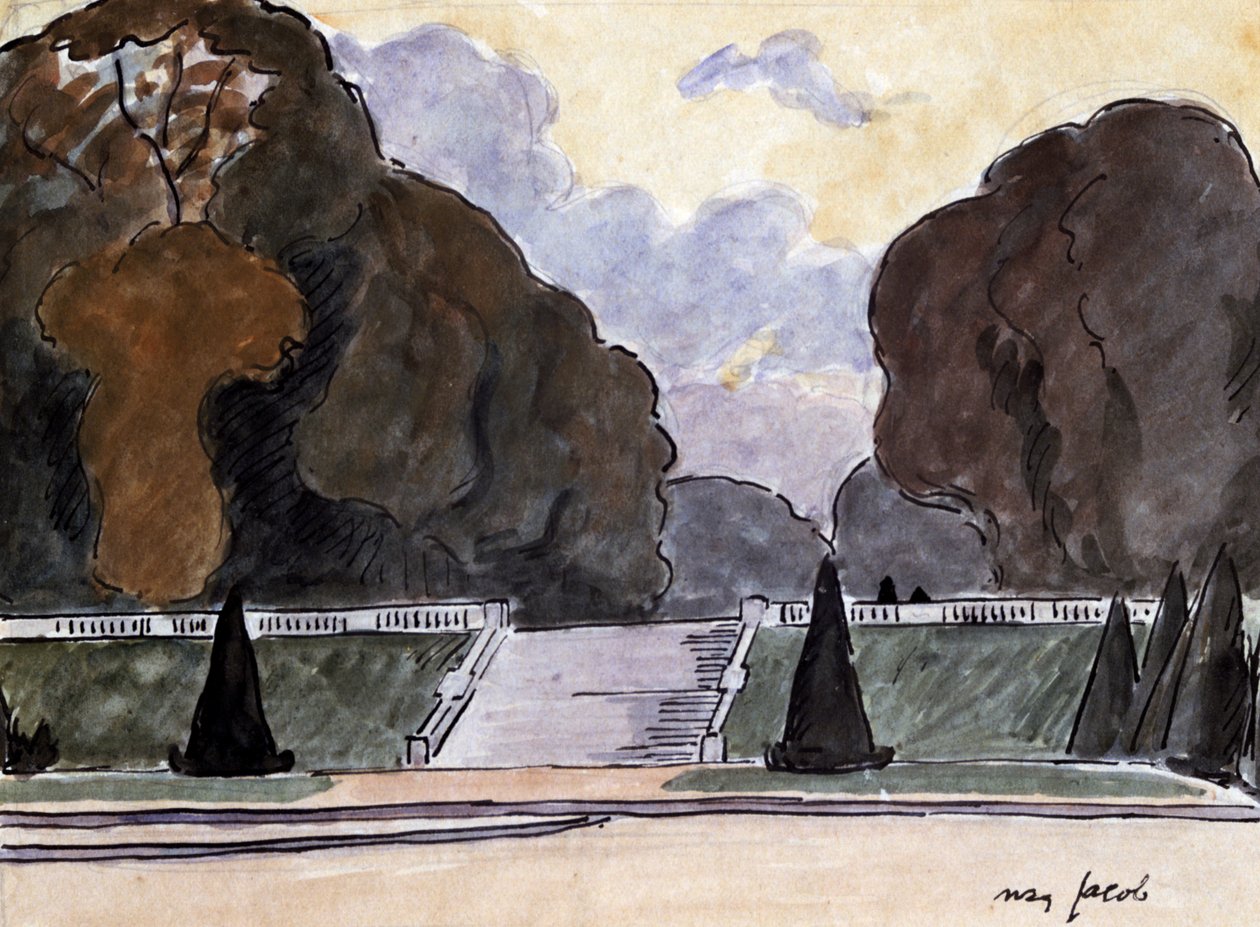 ルクセンブルグの庭園、c1900-1944 作： マックス・ジェイコブ