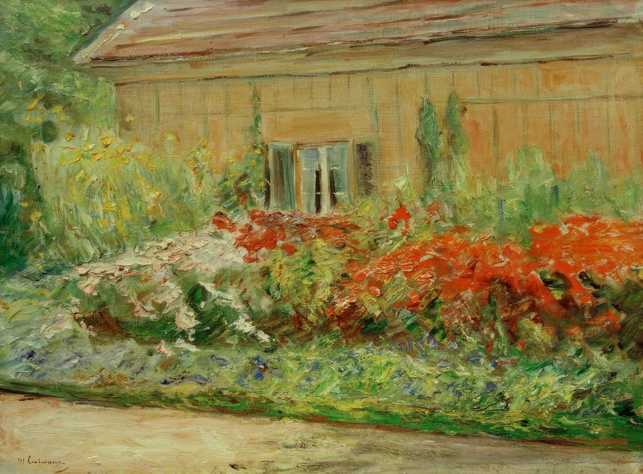 北の庭師の家の花 作： マックス・リーバーマン