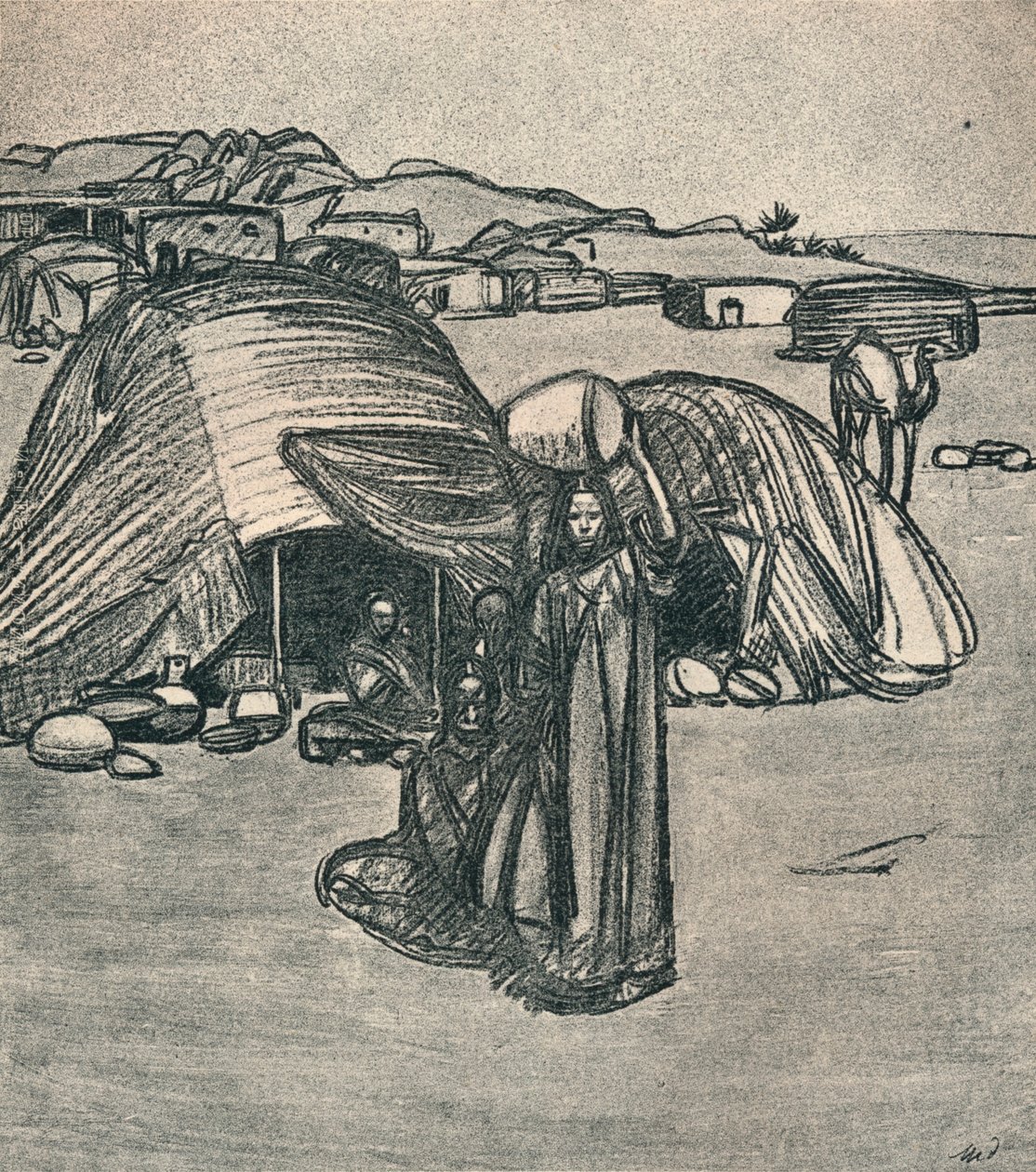 Aux Portes DuDésert、c1920、1923 作： マキシムピエールジュールデトマス