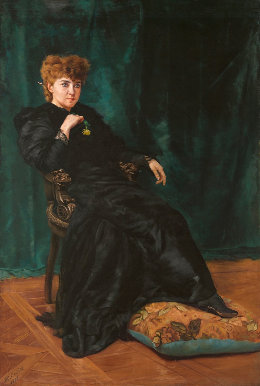 ミニー・マダーン・フィスク、1893年。 作： マクシミリアン・コリン
