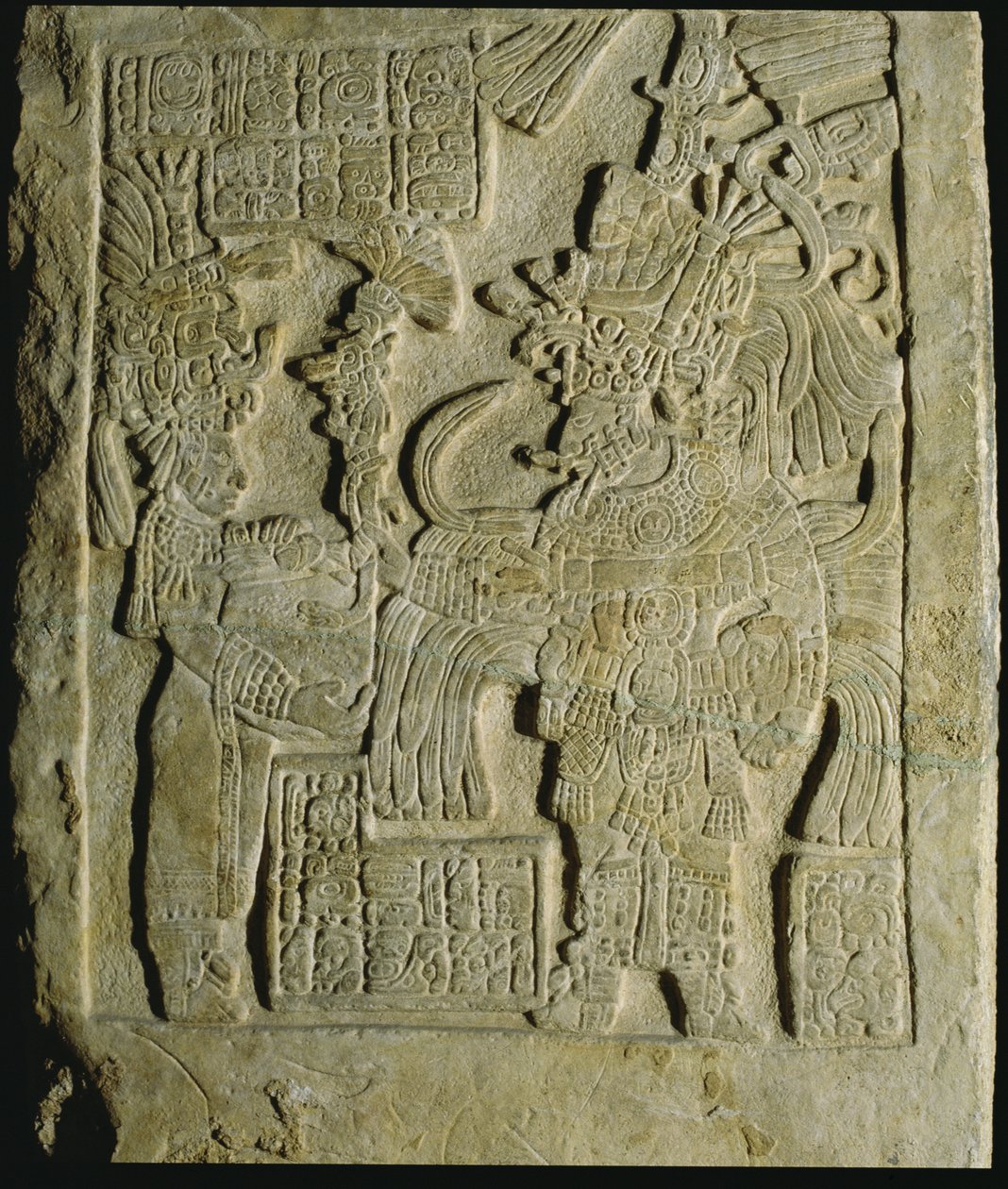 メキシコチアパス州ヤクスチラン出身のリンテル53 作： マヤ