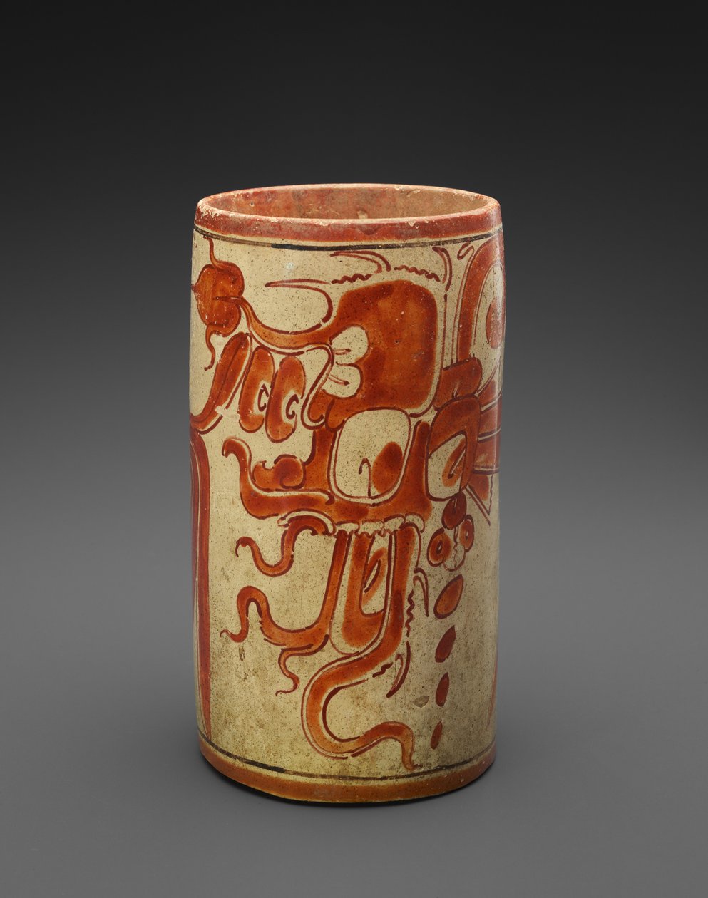 容器、西暦600〜900年（セラミック） 作： マヤマヤ