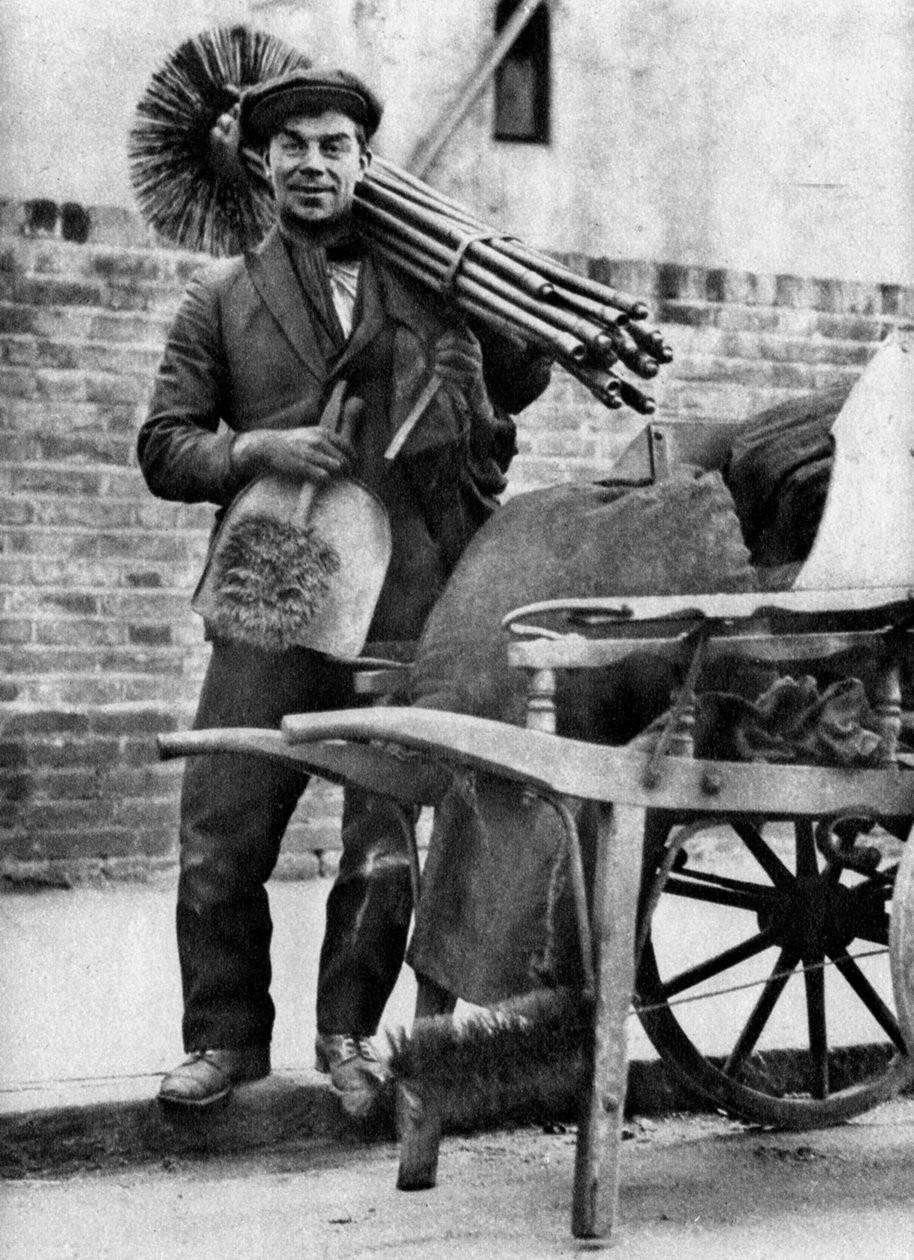 煙突掃除人、ロンドン、1926-1927。 作： マクリーシュ