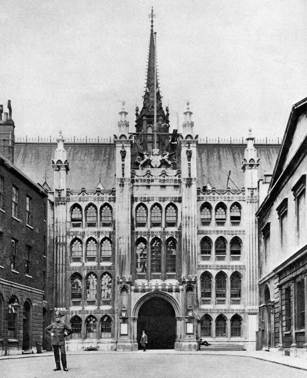 ギルドホールのゲートウェイ、ロンドン、1926-1927。 作： マクリーシュ