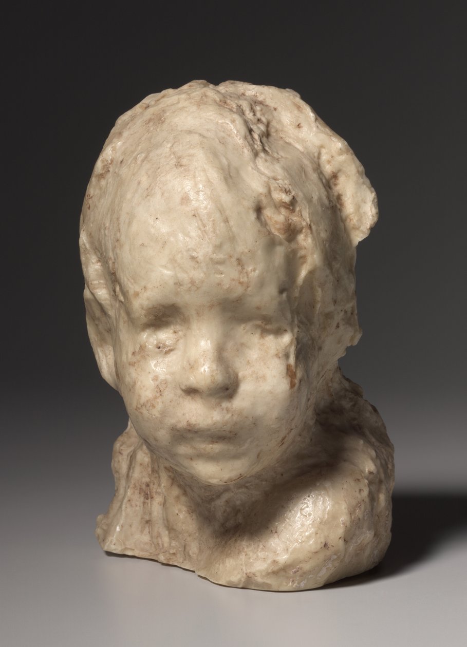 ユダヤ人の少年、1892年頃（石膏のワックス） 作： メダルド・ロッソ
