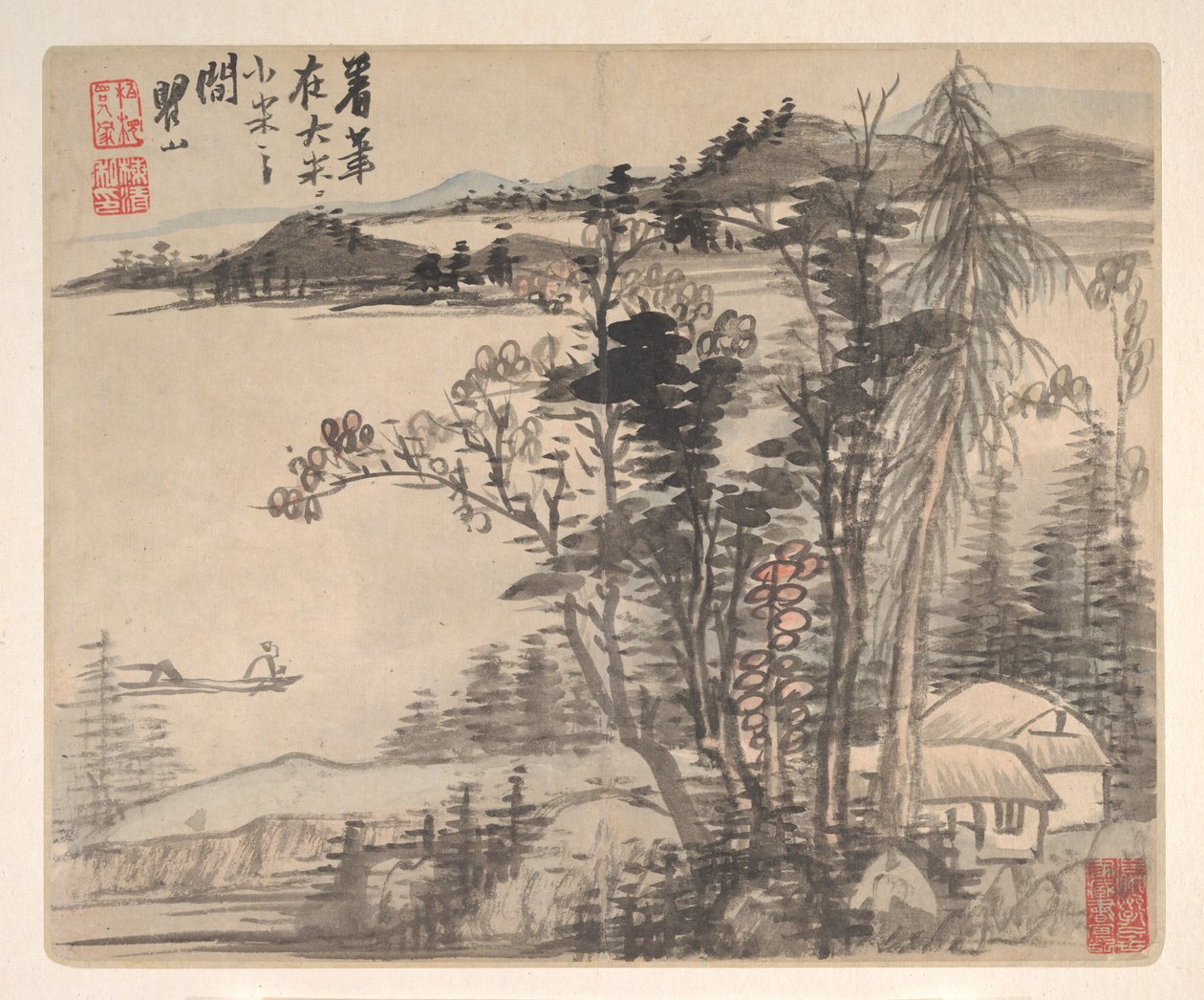 古代の巨匠たちが描いた風景画、1693年 作： メイチン
