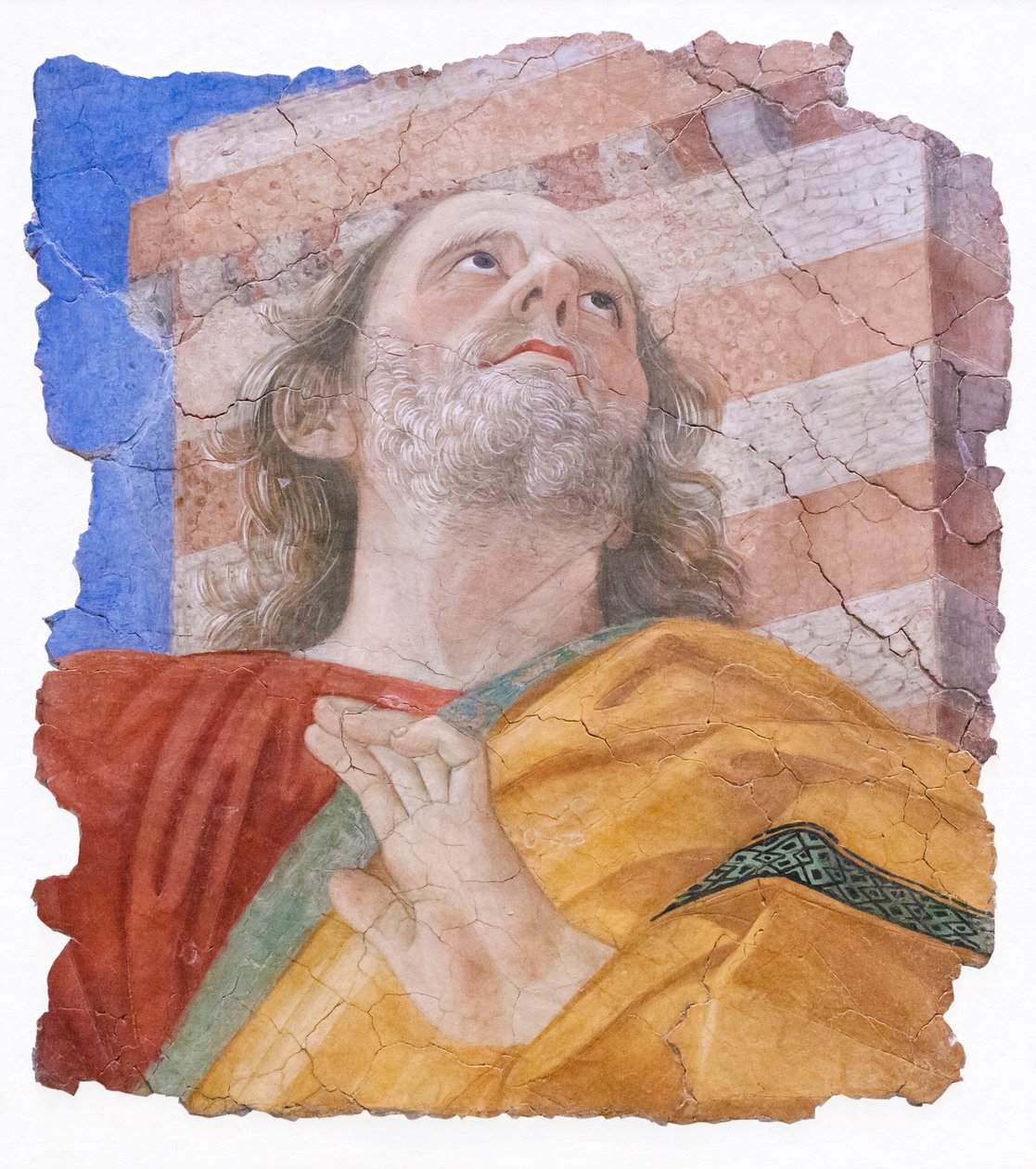 使徒の頭、1480年頃（フレスコ画） 作： メロッソ・ダ・フォルリ