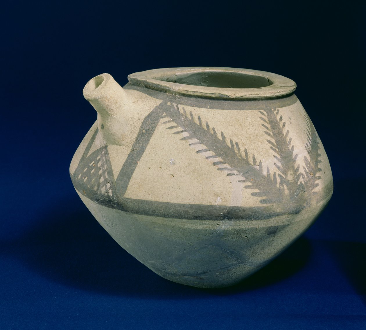 イラク、ジャムダットナスルから噴出された船、紀元前3000〜2850年（塗られた陶器） 作： メソポタミア