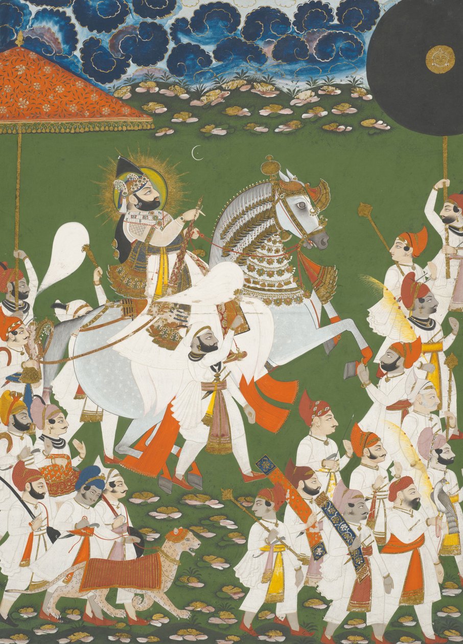 行列でマハラナビンシン 作： Mewar India;ラジャスタン