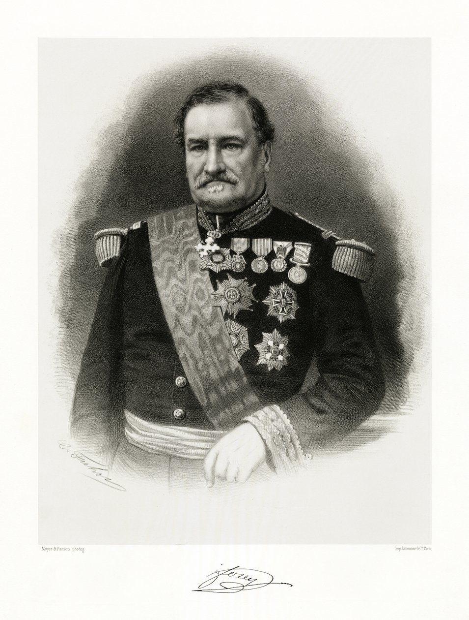 ÉlieFrédéricForey、1865-66 作： マイヤーとピアソン