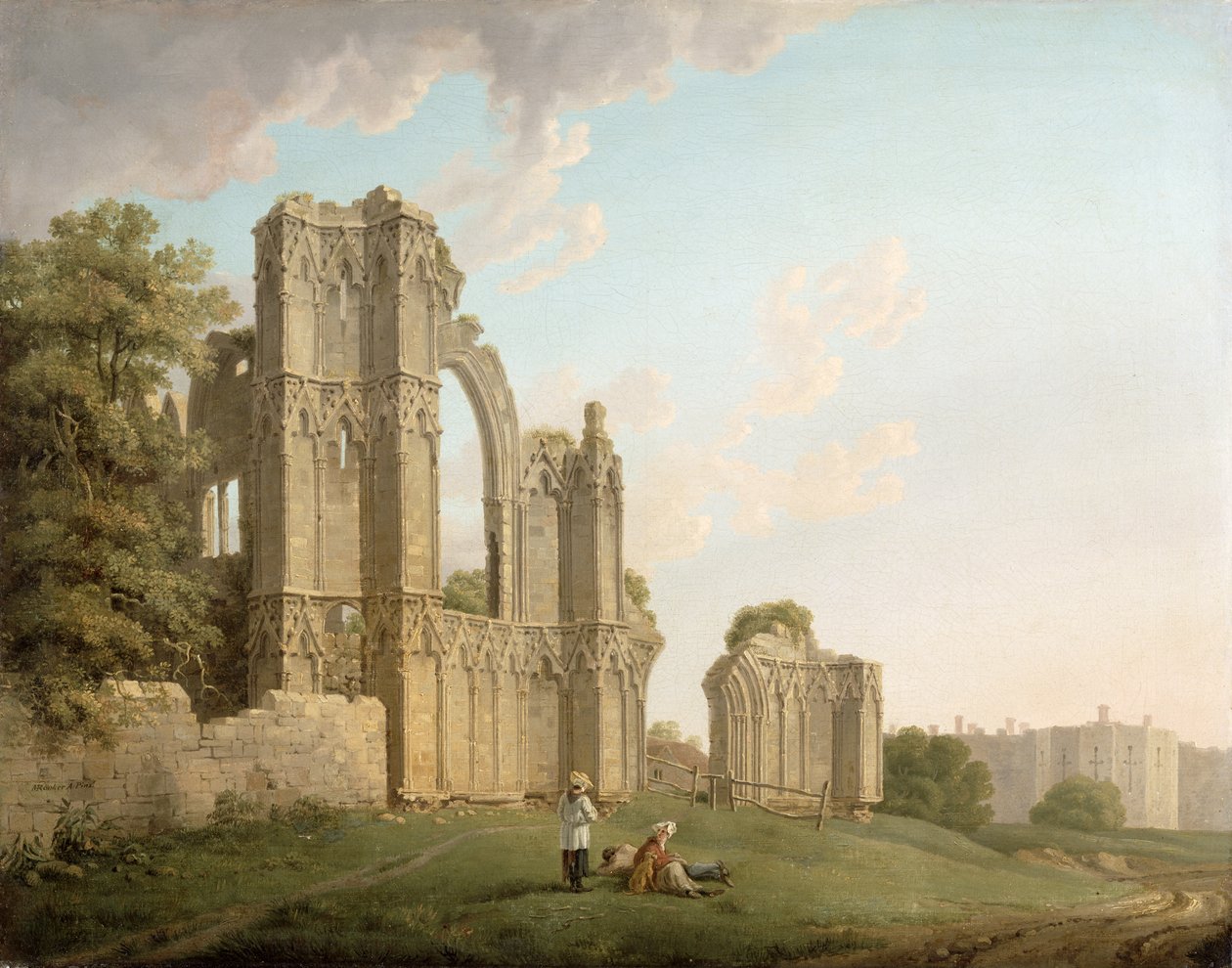 セントメアリーズ修道院、ヨーク、1778年頃 作： マイケル・ルーカー