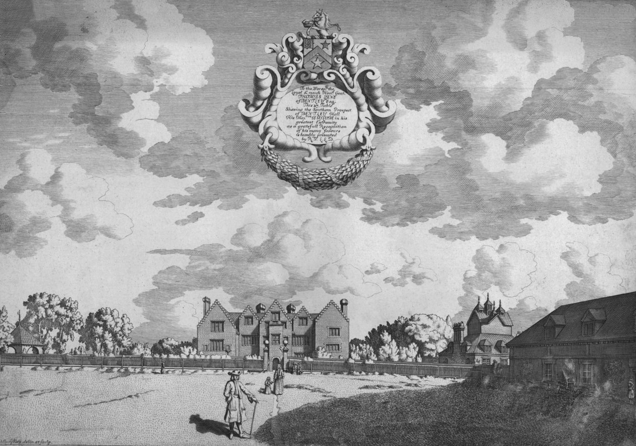 ベントレーホールサザンプロスペクト、c1686。 作： マイケル・バーガーズ
