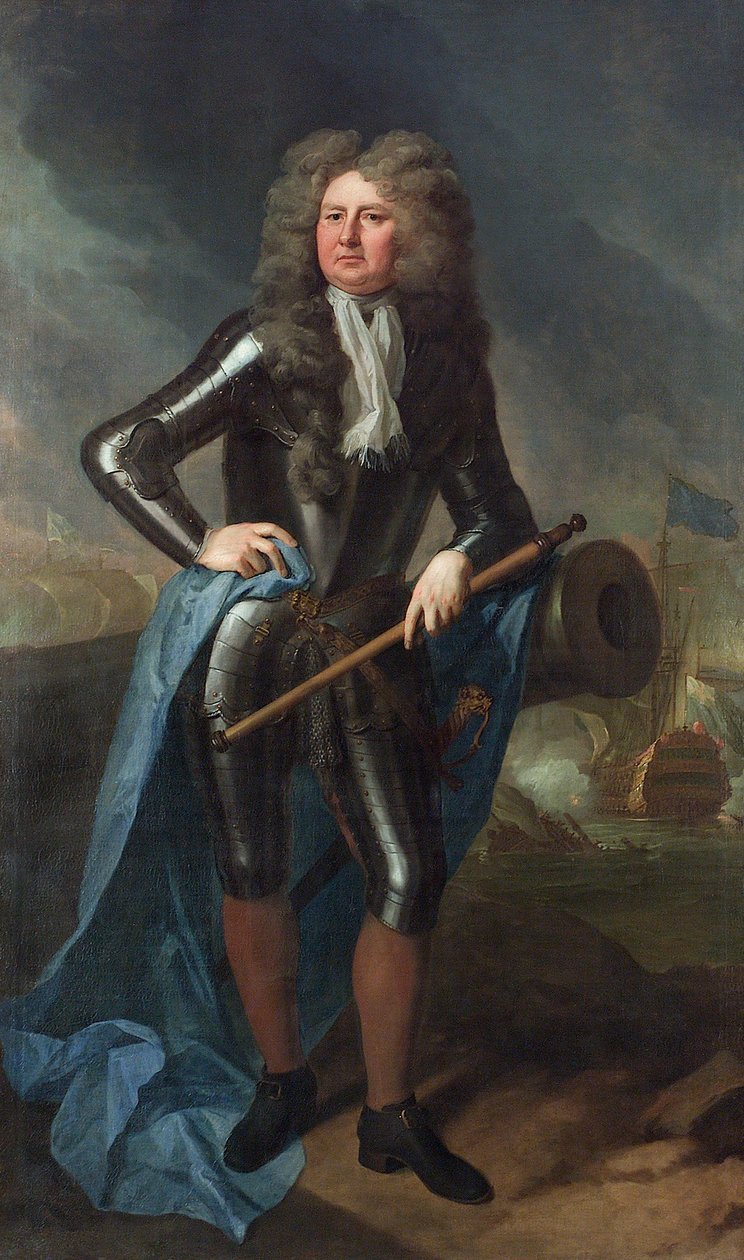 クラウデスレー・ショベル提督（1650～1707年） 作： マイケル・ダール