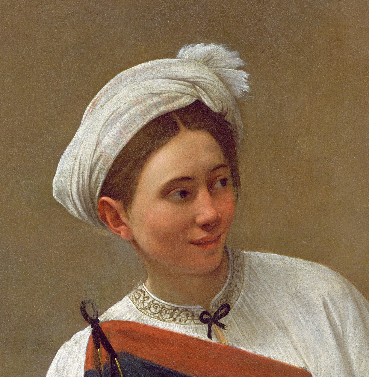 Fortune Teller（La Buona Ventura）、1594年頃（58365の詳細） 作： ミケランジェロ・メリシ・カラヴァッジオ