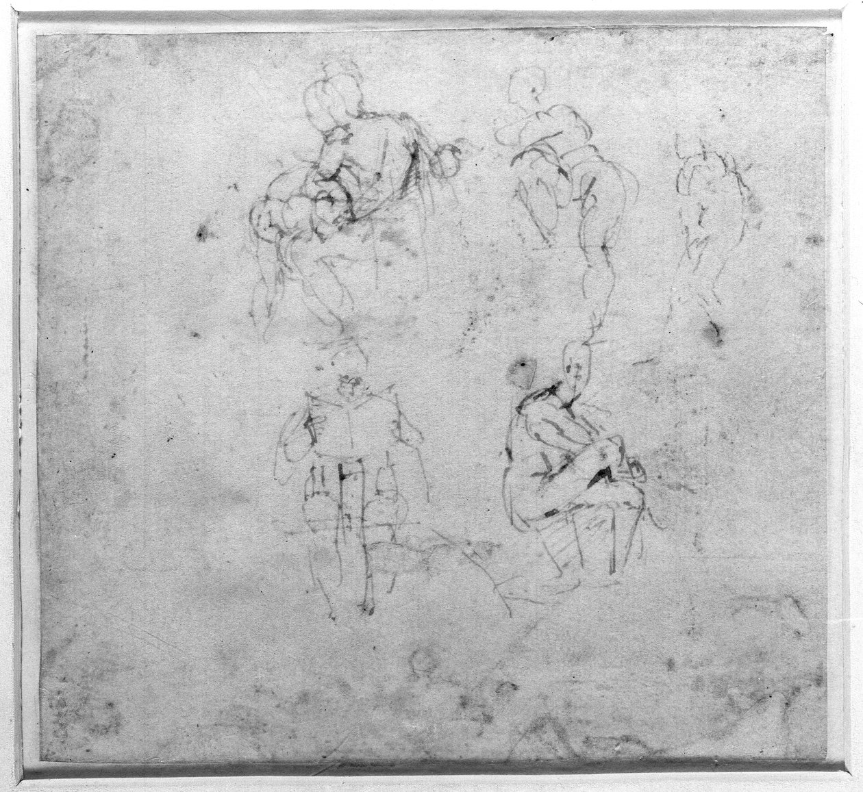 図研究、c.1511 作： ミケランジェロ・ブオナローティ