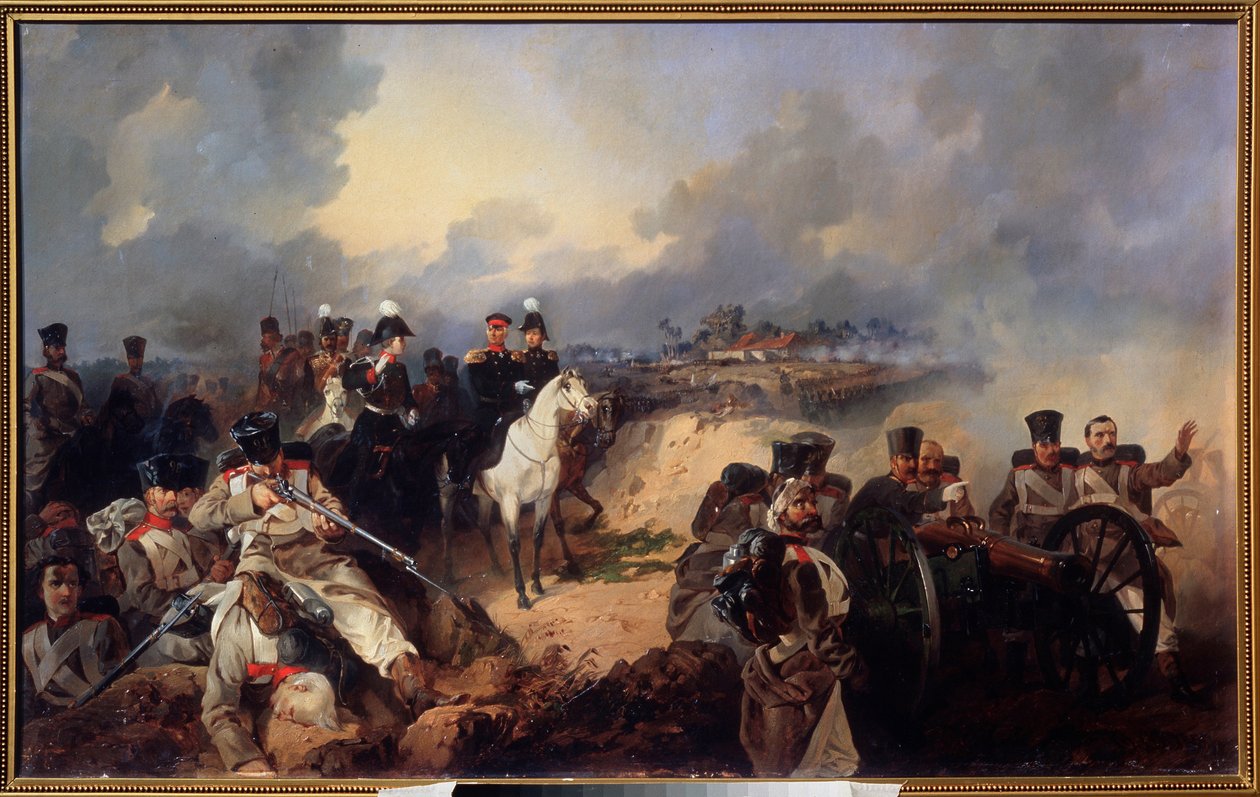 モンミライユの戦い、1814年2月11日 作： ミハイル・オシポビッチ・ミケシン