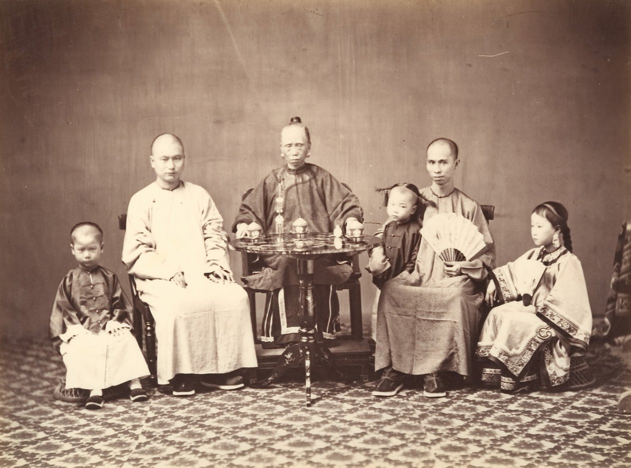 家族とのマンダリン、1860-1863。 作： ミルトンM.ミラー