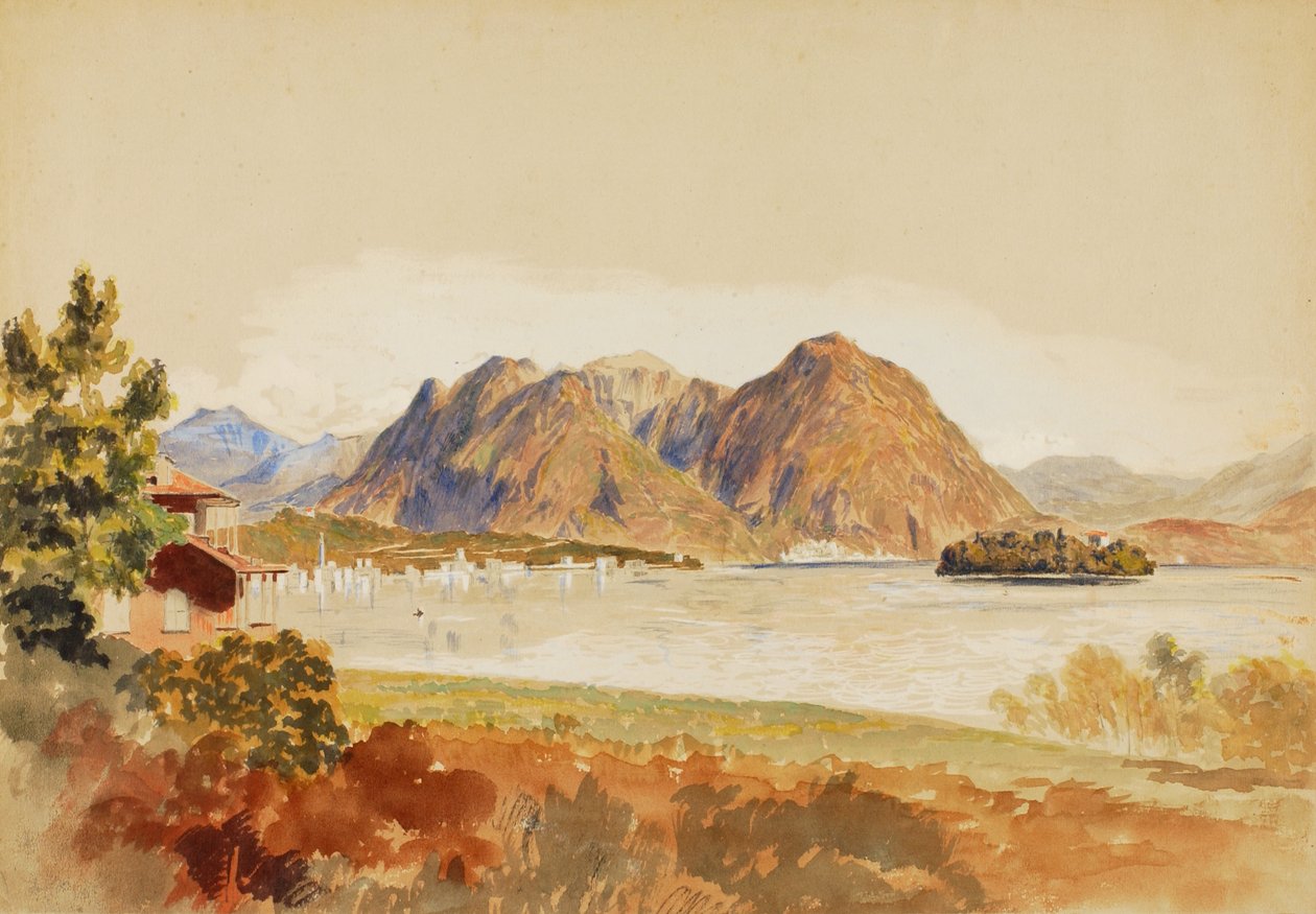 Lago Maggiore、イタリア、n.d. 作： 鉱夫キルボーン・ケロッグ