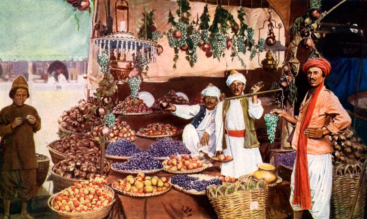 アフガニスタン農産物、c1924 作： ムリック