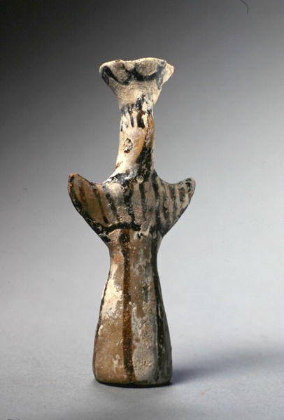 プシ」フィギュア、紀元前1400～1300年頃（テラコッタ） 作： ミケーネ文明ミケーネ文明