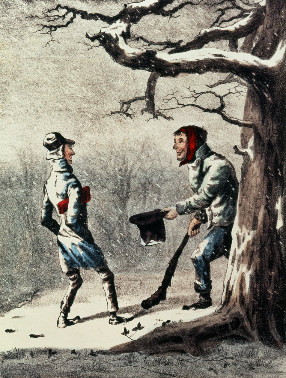明けましておめでとうございます 作： N. and Ives、JM Currier