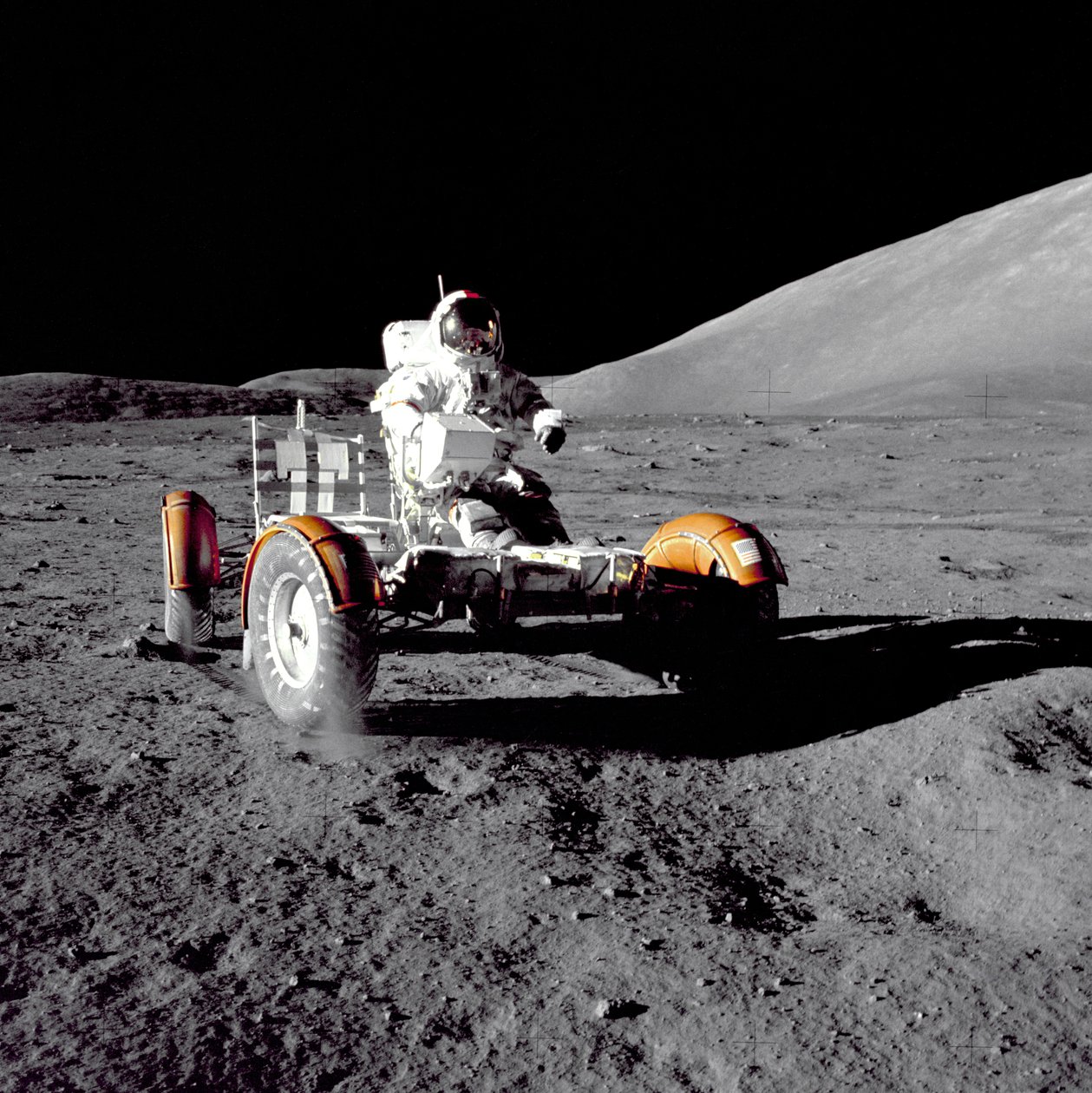 アポロ 17 号 - NASA、1972 年。 作： NASA画像
