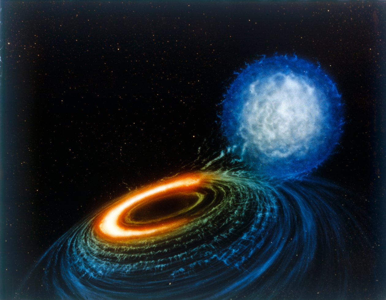 ブラック ホール、アーティストのコンセプト。 作： NASA画像