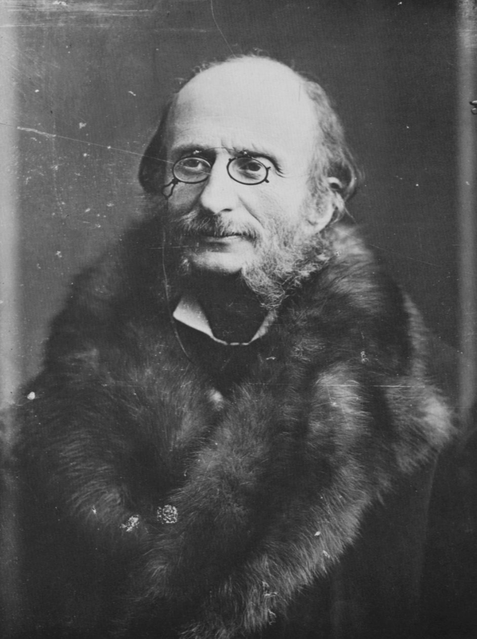 ジャック・オッフェンバッハ、ドイツ生まれのフランス人作曲家、c1875 作： ナダール