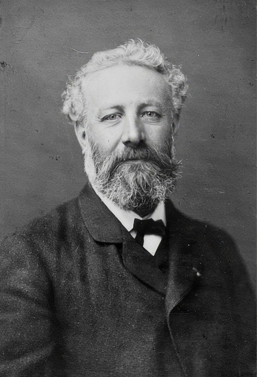 ジュール・ヴェルヌ（1828-1905）。フランスの作家。 1880年頃 作： ナダール