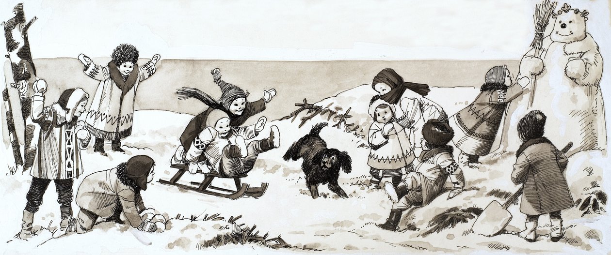 いろいろな国の物語雪の赤ちゃん 作： ナディール・クイント