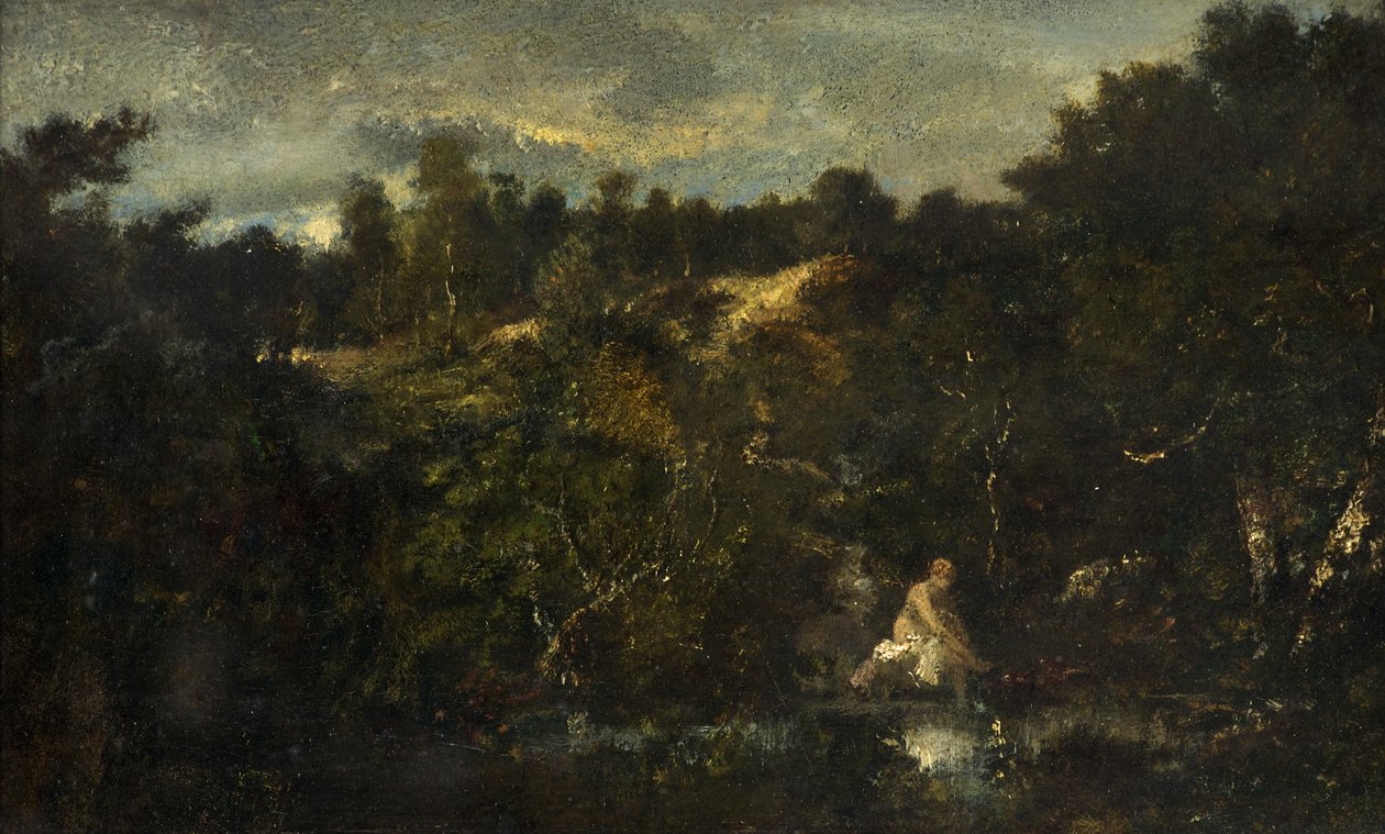 ザ・バザー、1840-60年頃 作： Narcisse Virgile Diaz de laPeña