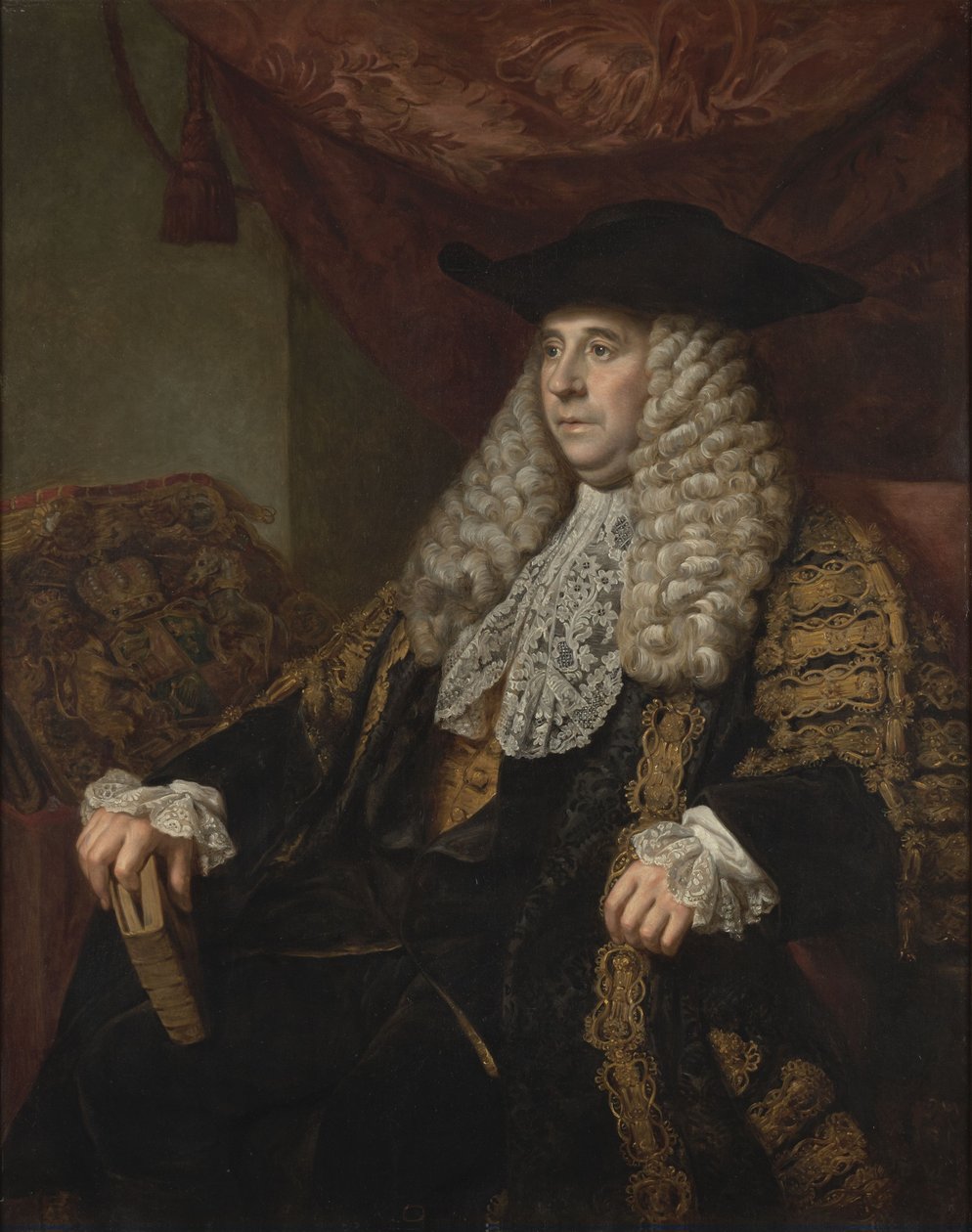 チャールズ・プラット卿の肖像、初代アール・カムデン（1714-1794） 作： ナサニエルダンスオランダ