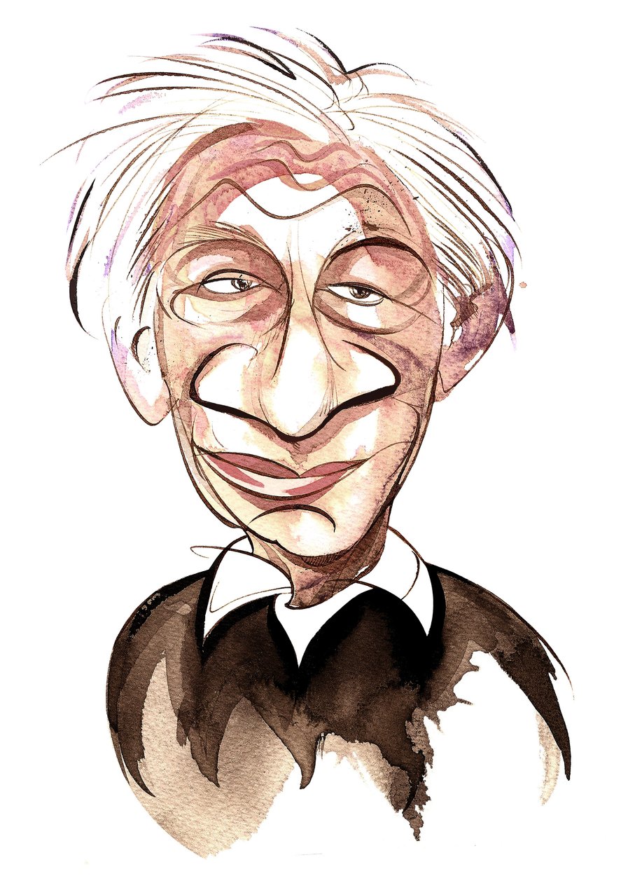 Alexander Goehr-色の似顔絵 作： ニール・オズボーン