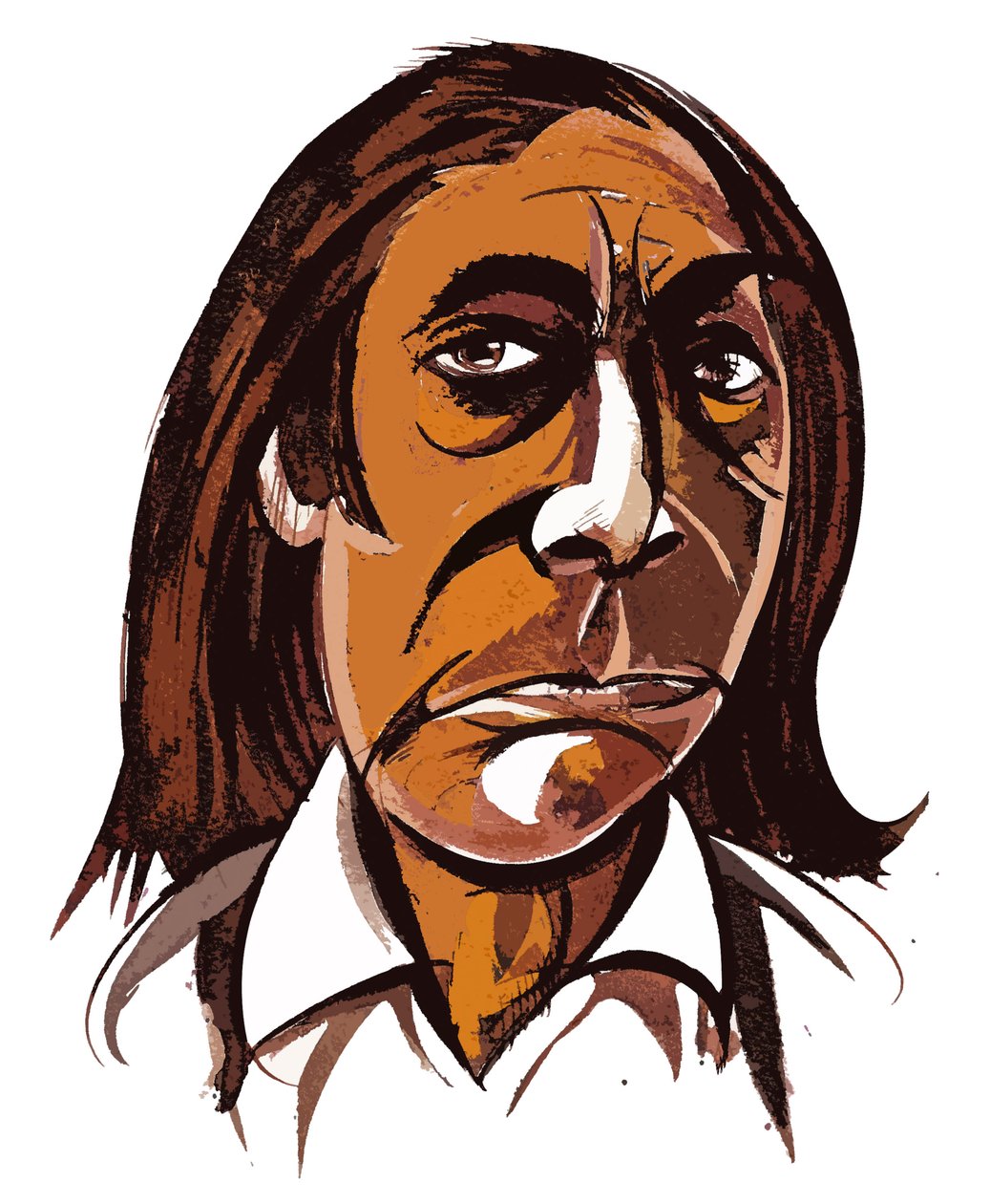 Alfred Schnittke-色の似顔絵 作： ニール・オズボーン