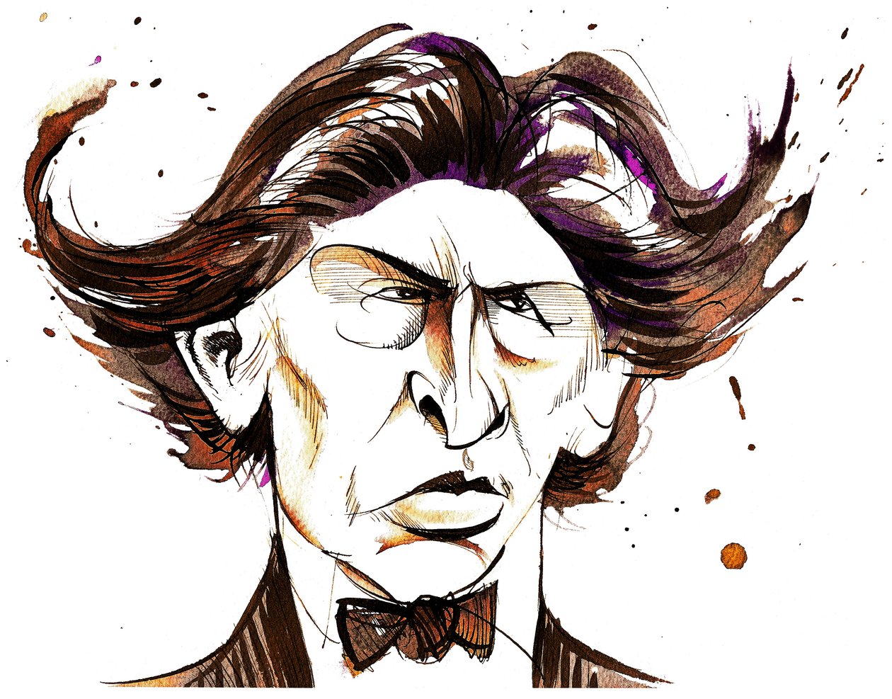 Ferruccio Busoni-色の似顔絵 作： ニール・オズボーン
