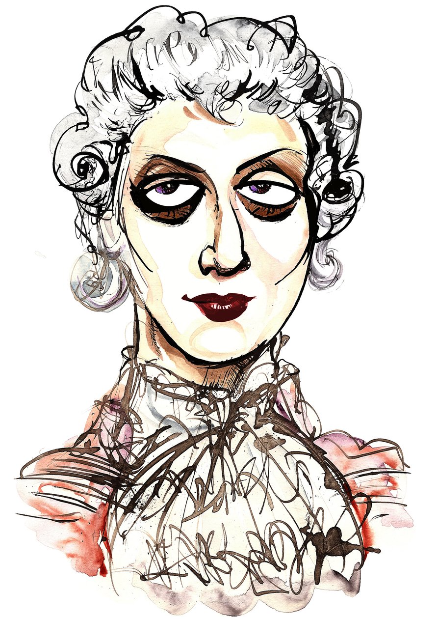 タチアナ・トロヤノス-リチャード・シュトラウス作の1911年のオペラDer Rosenkavalier（ドイツの作曲家、1864-1949）からのオクタヴィアンとしての色の似顔絵。 Huret von Hofmannsthal（オーストリアの作家、劇作家）による台本 作： ニール・オズボーン