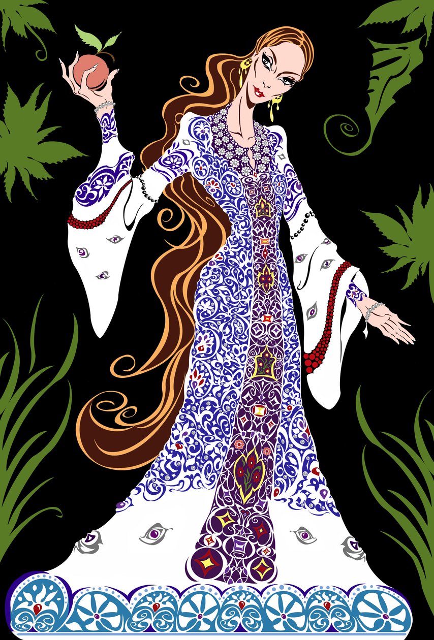 Stravinskys The FirebirdからのTsarevna、bwファイルイメージの整頓されたバージョン、Neale Osborneによる2005 作： ニール・オズボーン