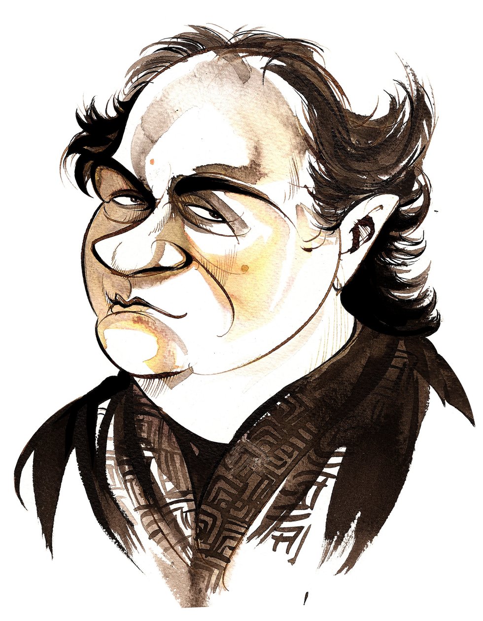 Wolfgang Rihm-色の似顔絵 作： ニール・オズボーン
