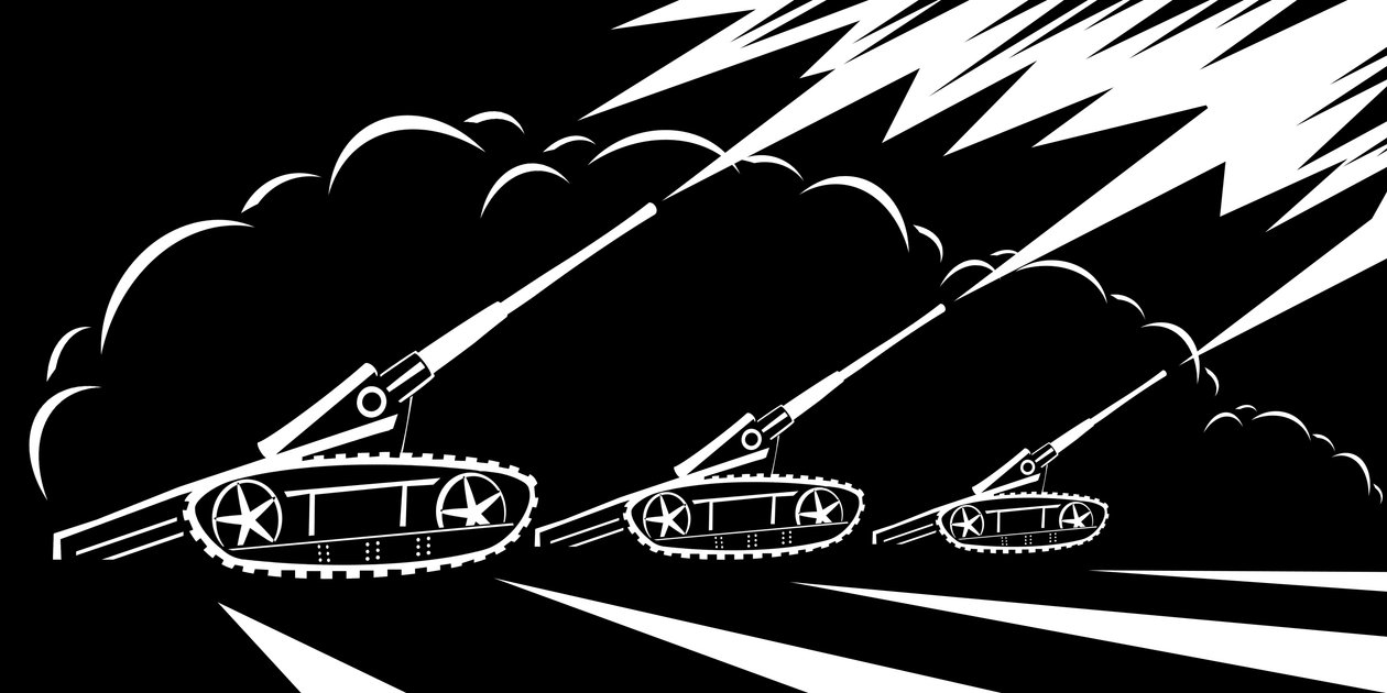 白黒イラスト 作： ニール・オズボーン