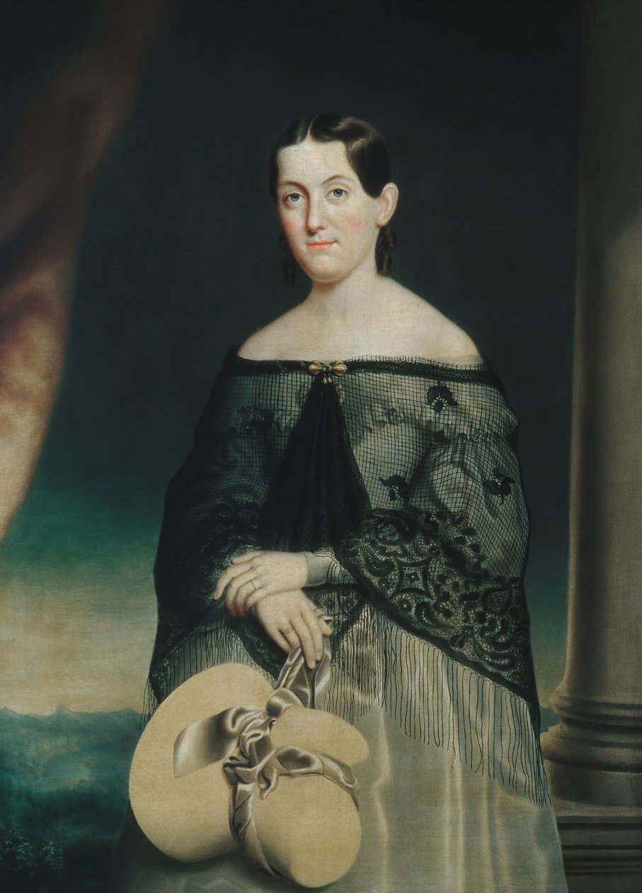 ジェームズ・メリル・クック夫人、1840年。 作： ネルソンクック