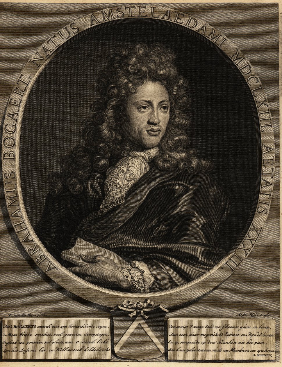 アブラハム・ボガートの肖像 1653-1727年 作： オランダの学校