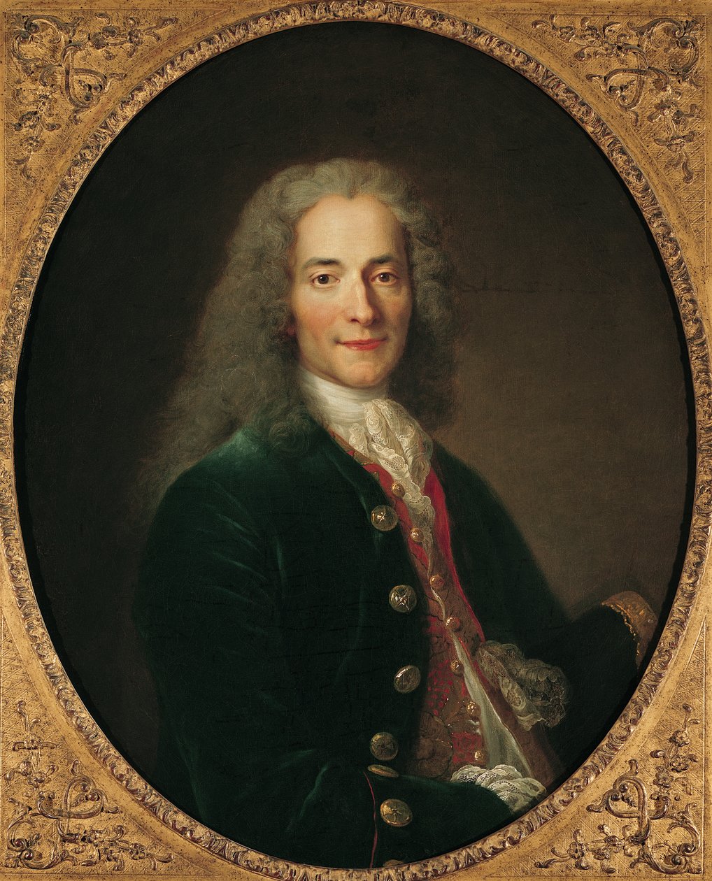 1718年以降のヴォルテール（1694-1778）の肖像 作： ニコラ・ド・ラルジリエール
