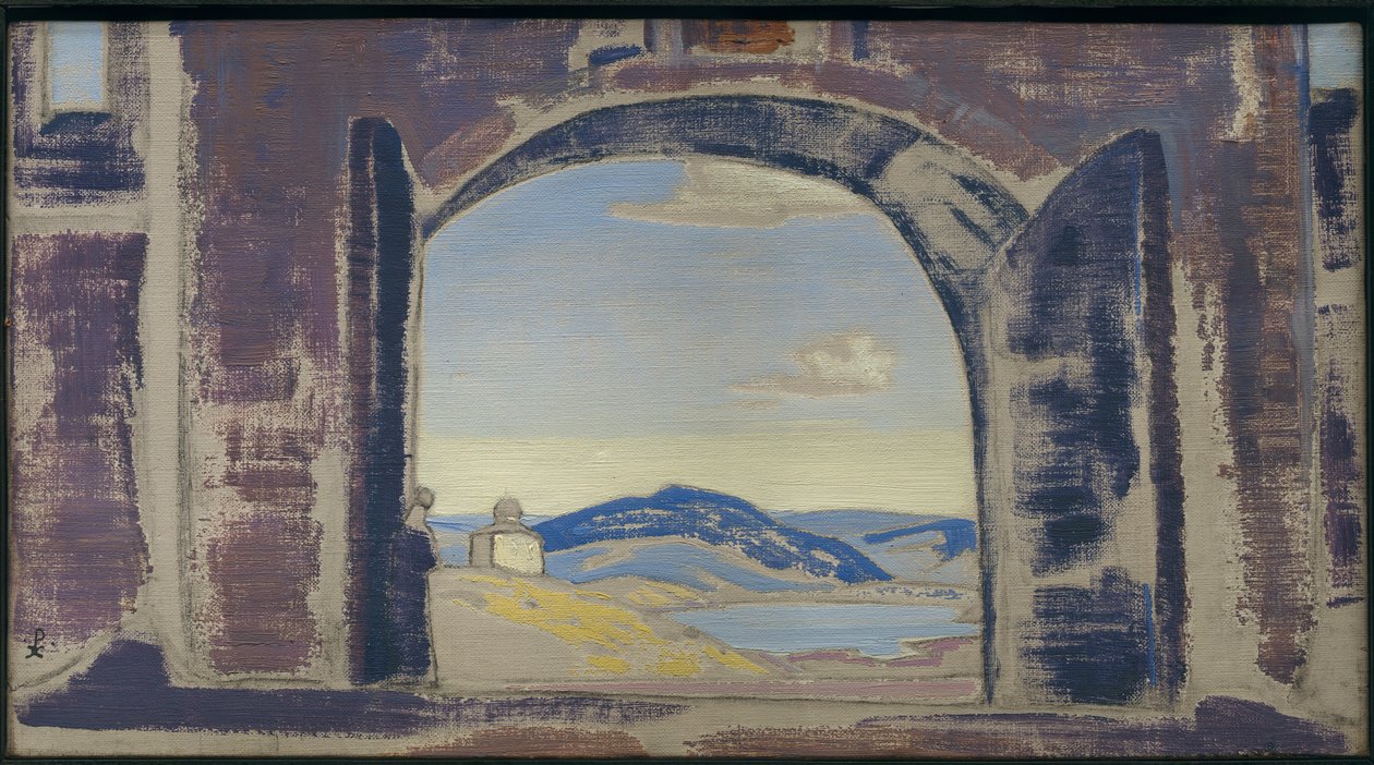 絵画の研究、1922年 作： ニコラス・レーリッヒ