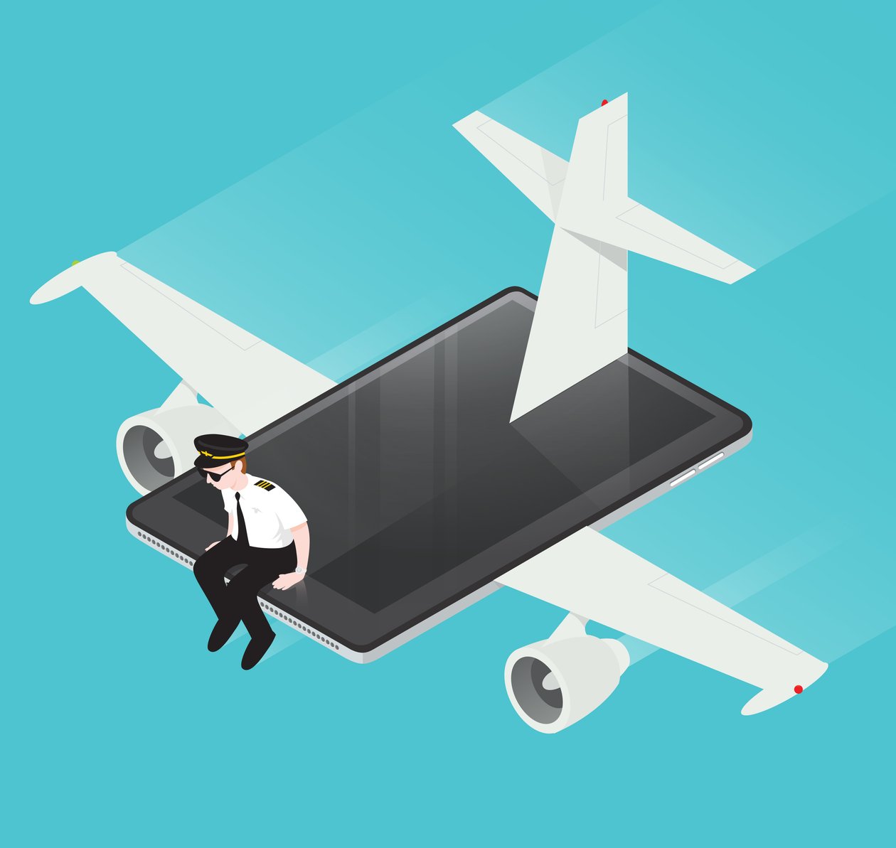 iPlane、2016年（デジタル） 作： ニック・ディゴリー