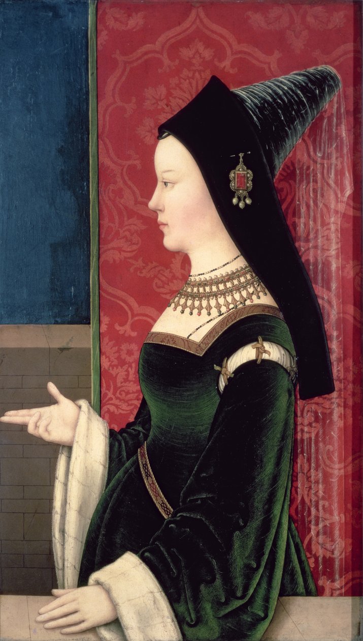 マリアのブルゴーニュ（1458-1482）（パネル） 作： ニクラス・ライザー