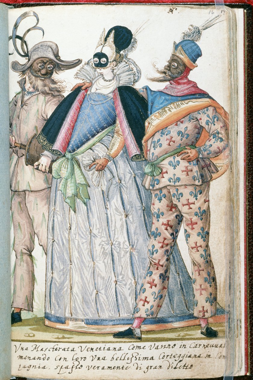 MS W.477 fol.16キッペルの衣装本の照明、c.1588 作： ニクラス・キッペル