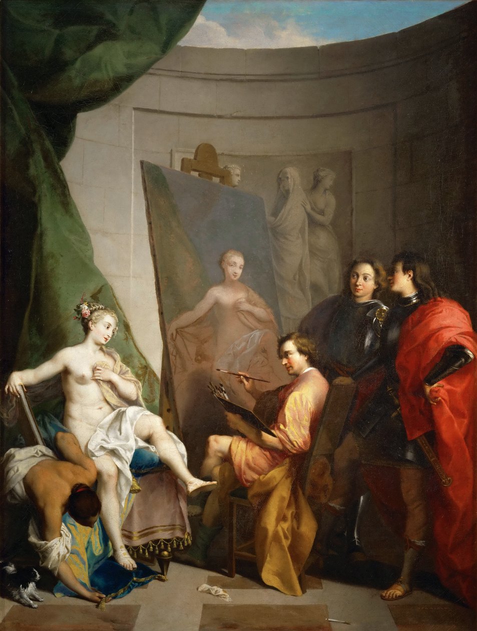 Apelles Painting Campaspe 作： ニコラ・ヴリューゲルス