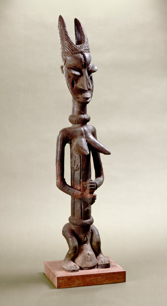 Figure of Onile, Iperu, Tsoede (brass) 作： ナイジェリア人